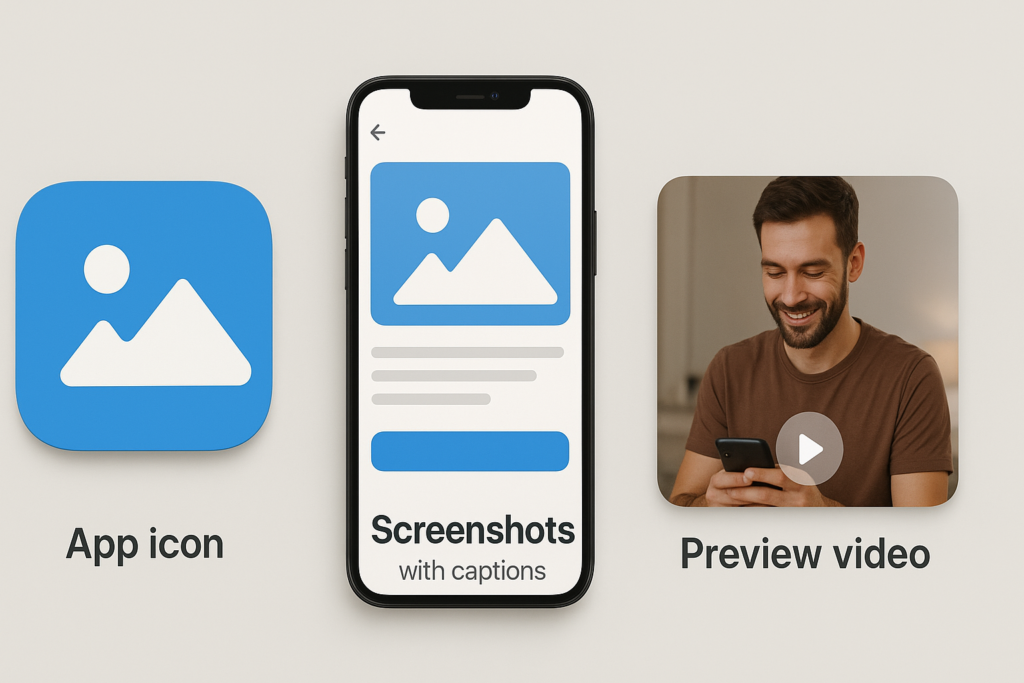 Visual Optimization Icons, Screenshots & Videos