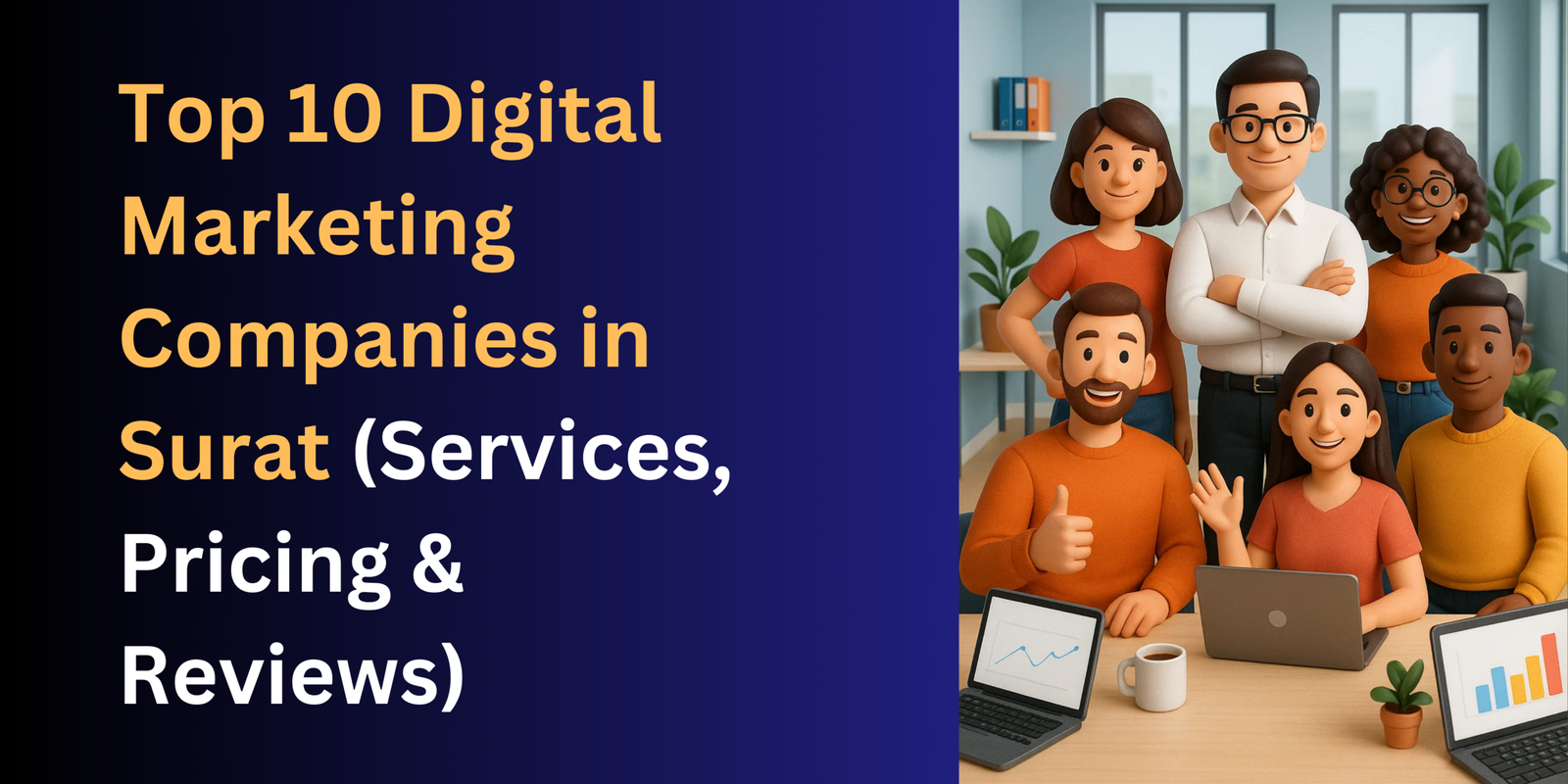 Top 10 Digital Marketing Companies in Surat (Services, Pricing & Reviews)